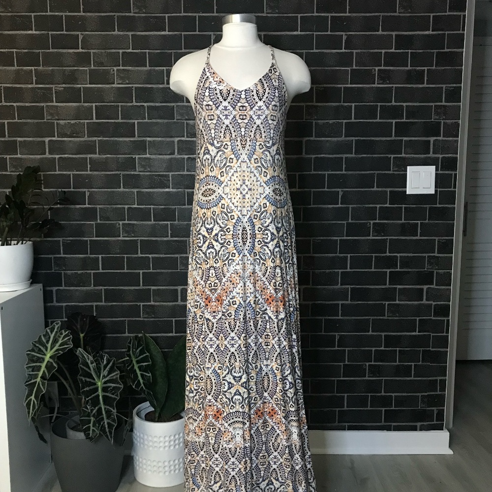 Cynthia Rowley Racerback Maxi Dress